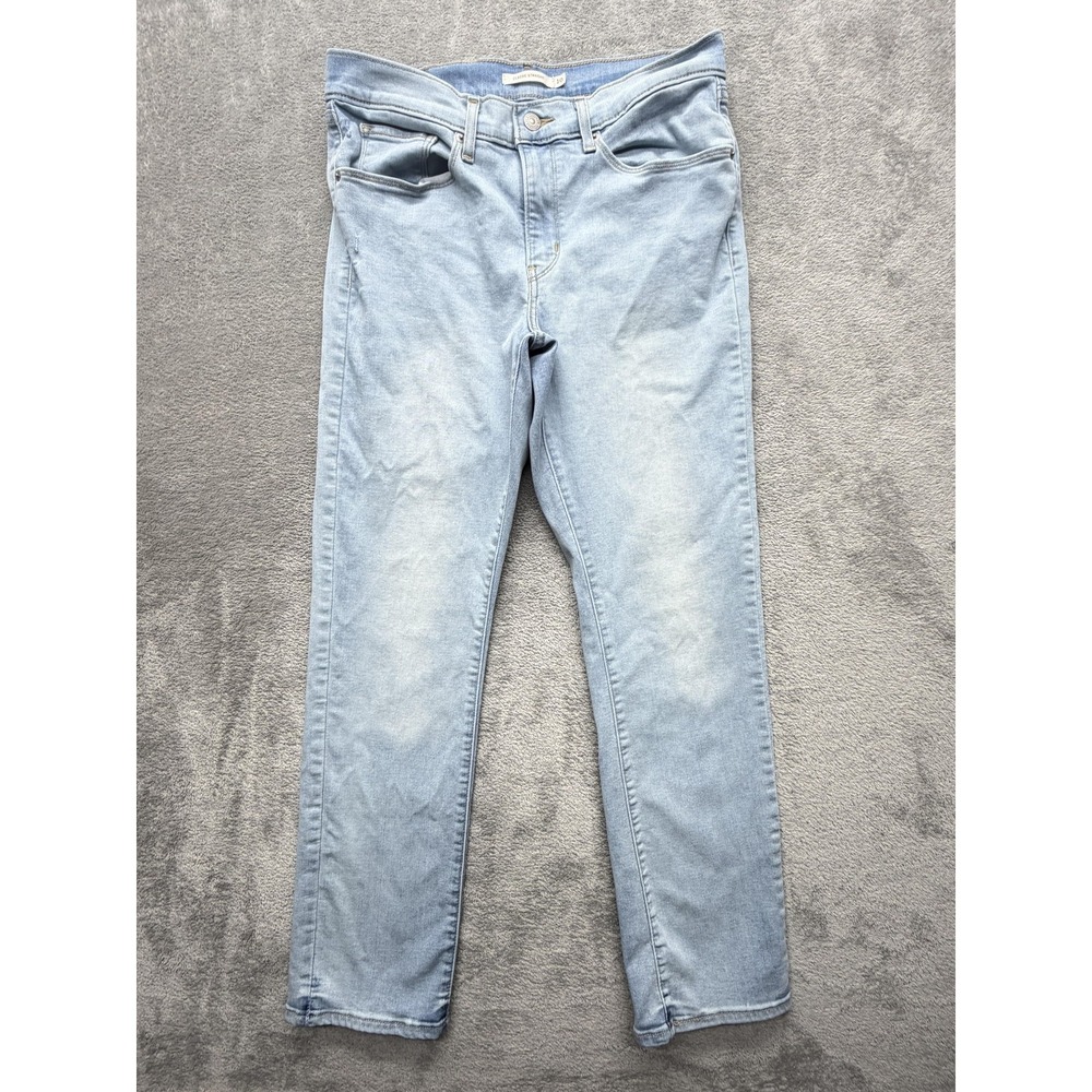Levi's Jeans Womens‎ 10 Blue Light Wash Classic Straight Stretch Denim